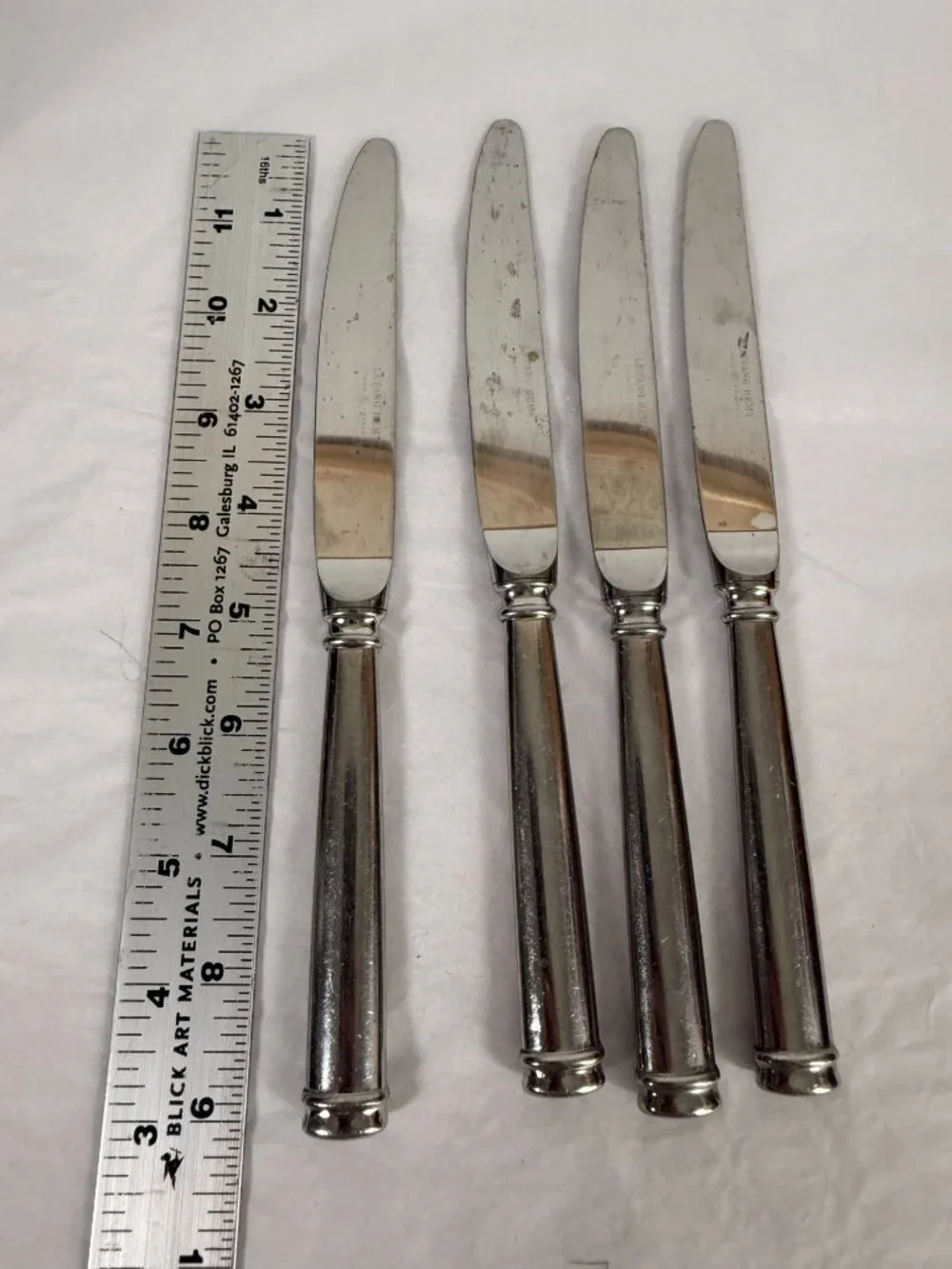 Set Of 4 Letang Remy Absolu Stainless Steel Dinner Knives 9